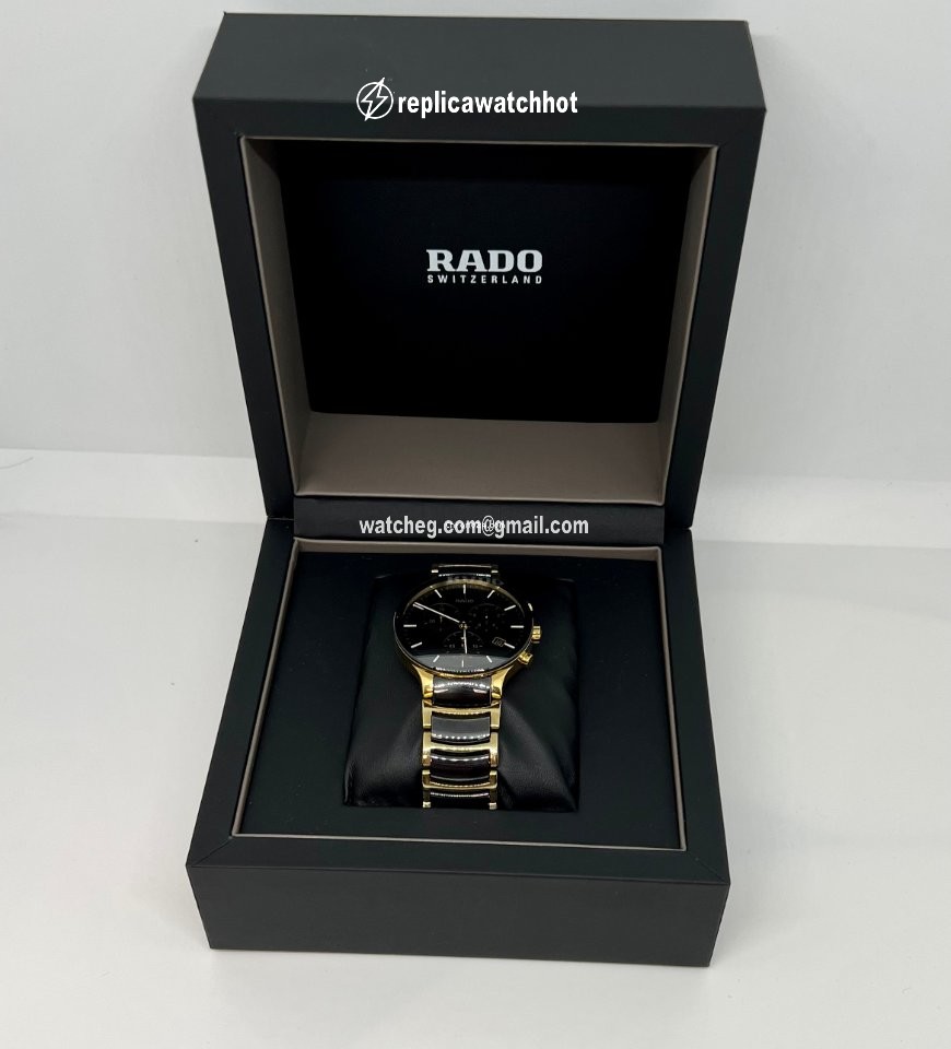 Rado Centrix Mens watch Unisex Quartz Gold Steel R30134162 2