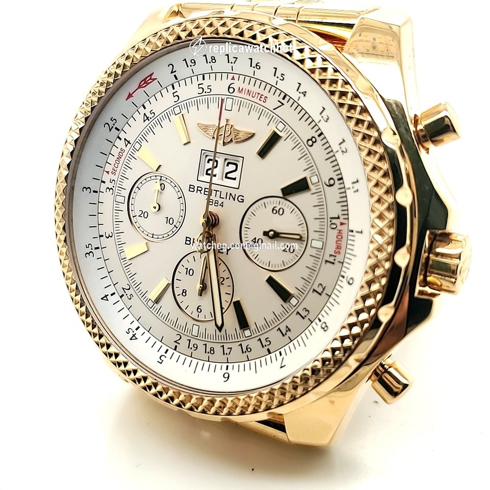Breitling Bentley 6.75 Mens watch Unisex Automatic Yellow gold K44362 2