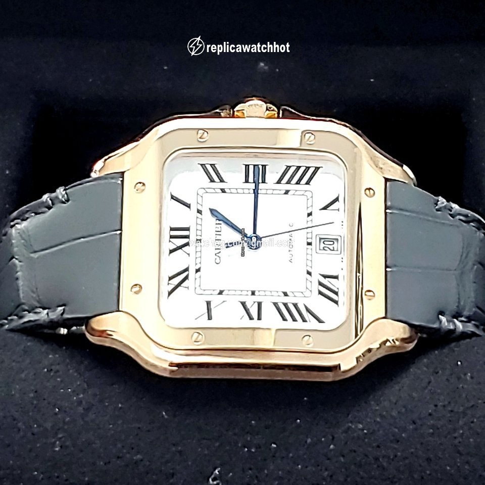 Cartier Santos Mens watch Unisex Automatic Rose gold WGSA0019 2