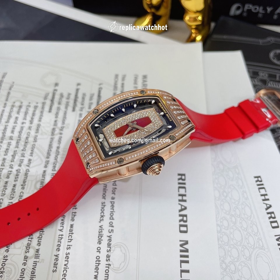 Richard Mille RM 07 Womens watch Automatic Rose gold RM07-01 Rose Gold 2