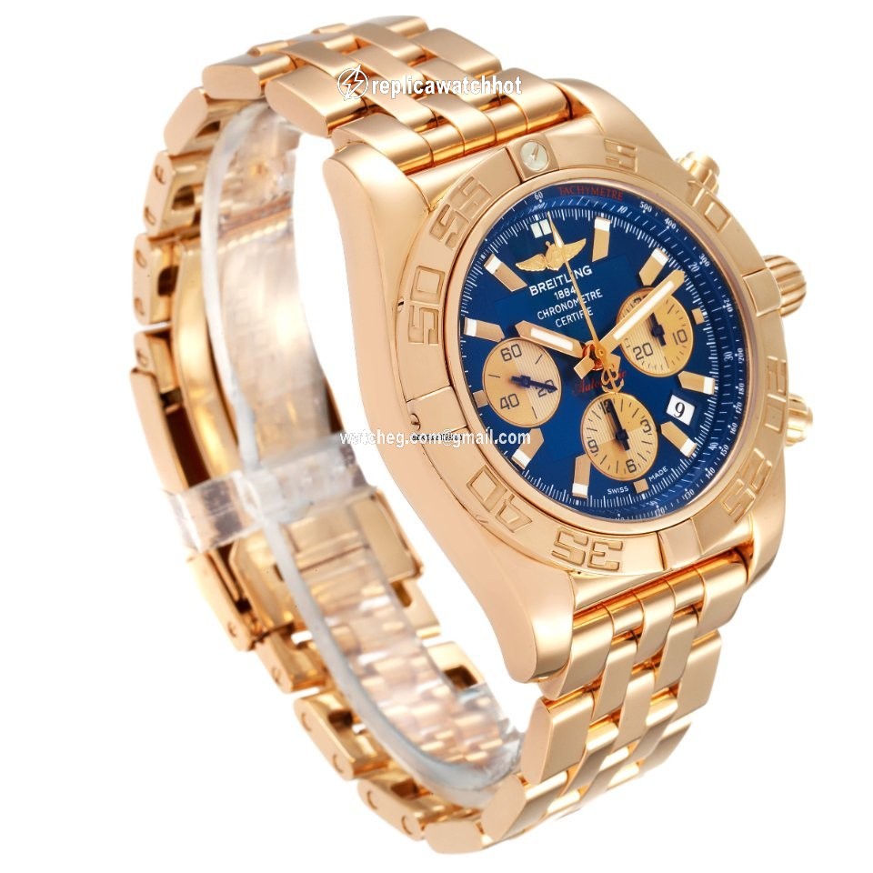 Breitling Chronomat Evolution Mens watch Unisex Automatic Rose gold HB0110 2