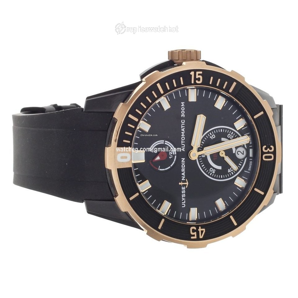 Ulysse Nardin Mens watch Unisex Automatic Titanium 1185-170 BLACK 2