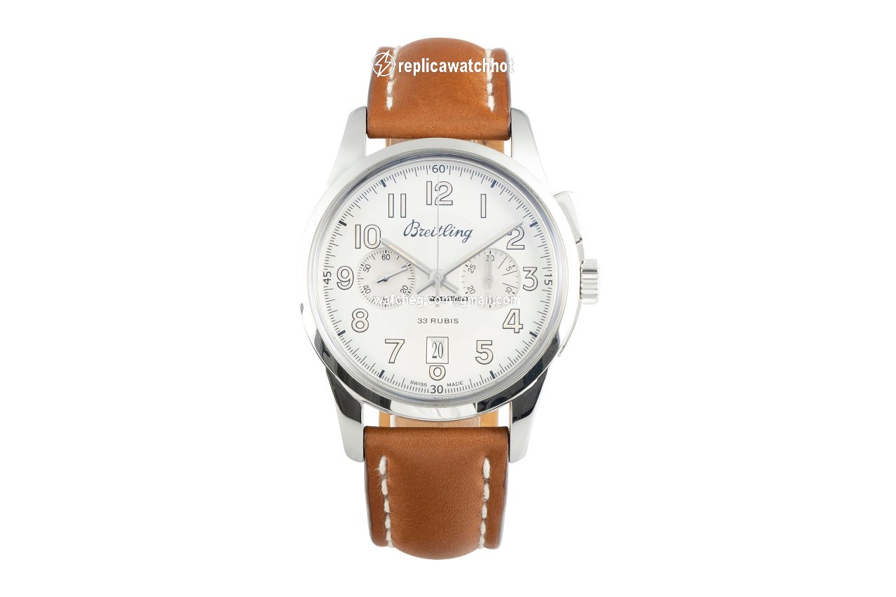 Breitling Transocean Chronograph Mens watch Unisex Manual winding Steel AB1411 2