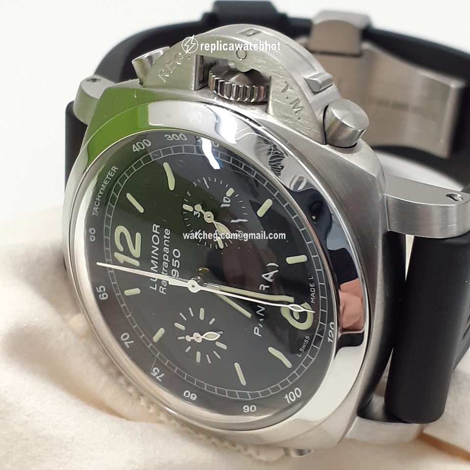 Panerai Luminor 1950 3 Days Chrono Flyback Mens watch Unisex Automatic Steel PAM00213 2