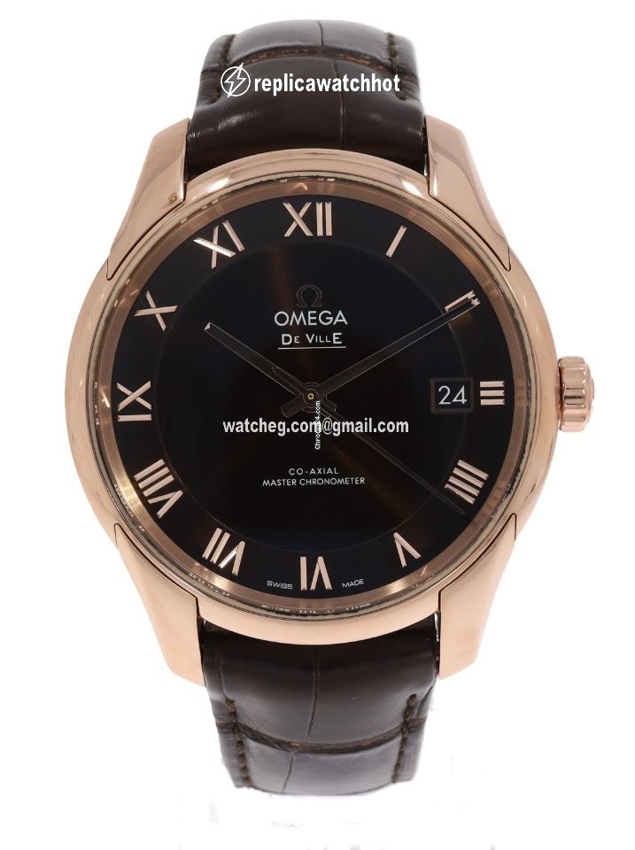 Omega De Ville Hour Vision Mens watch Unisex Automatic Rose gold 433.53.41.21.13.001 2