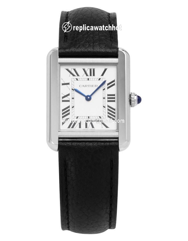 Cartier Tank Solo Mens watch Unisex Quartz Steel WSTA0030 3170 2