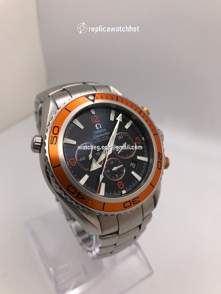 Omega Seamaster Planet Ocean Chronograph Mens watch Unisex Automatic Steel 2218.50.00 2