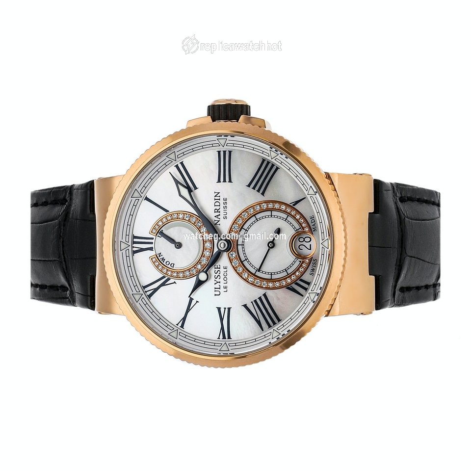 Ulysse Nardin Marine Mens watch Unisex Automatic Rose gold 1182-160 490 2