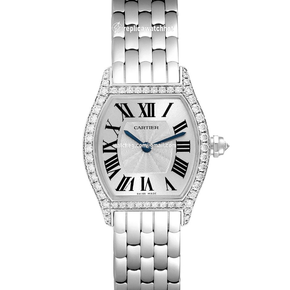 Cartier Tortue Womens watch Manual winding White gold WA501011 2