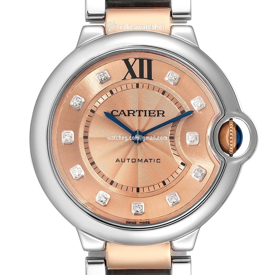 Cartier Ballon Bleu 36mm Womens watch Automatic Steel WE902054 2