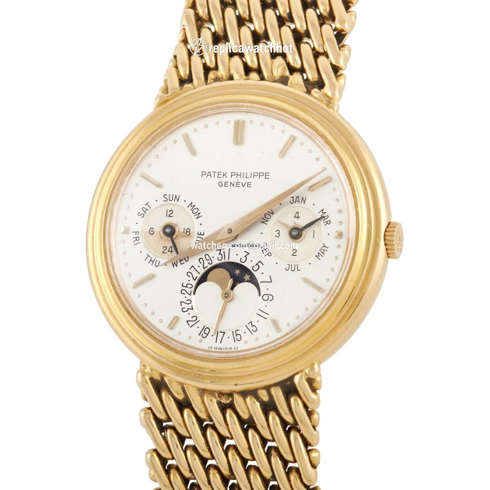Patek Philippe Perpetual Calendar Mens watch Unisex Automatic Yellow gold 3945 IJ 2