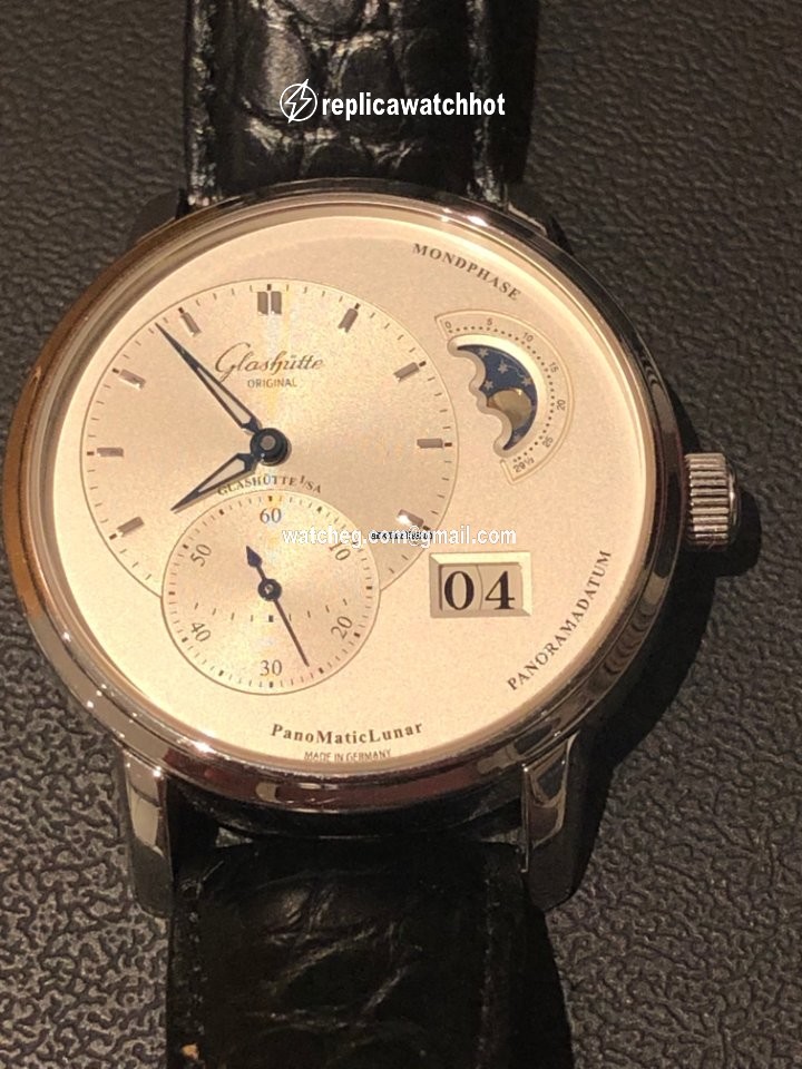 Glashtte Original PanoMaticLunar Mens watch Unisex Automatic Steel 1-90-02-42-32-05 2