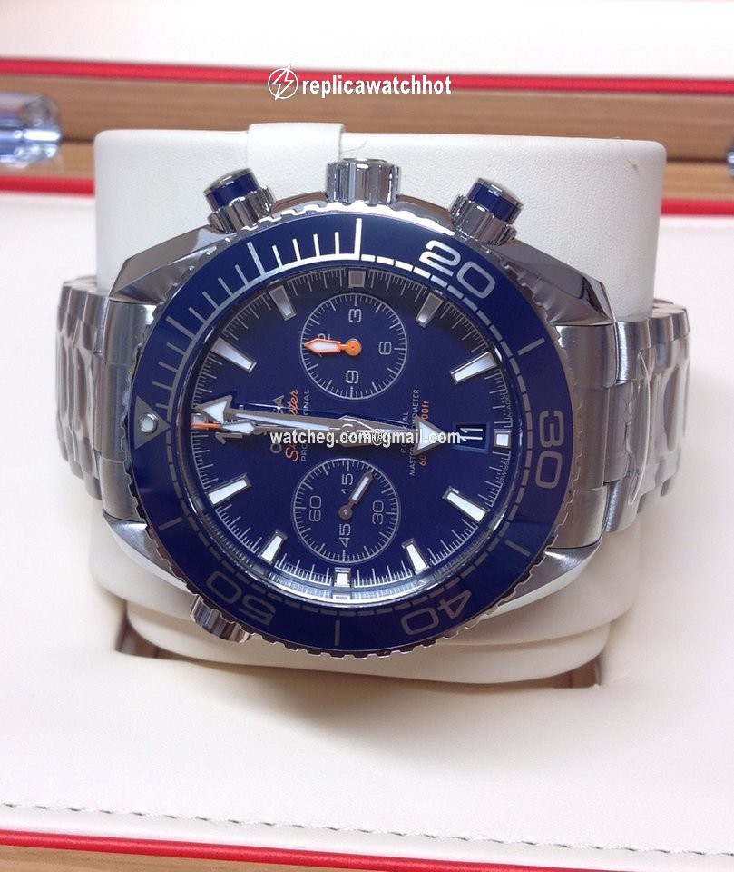 Omega Seamaster Planet Ocean Chronograph Mens watch Unisex Automatic Steel 215.30.46.51.03.001 2