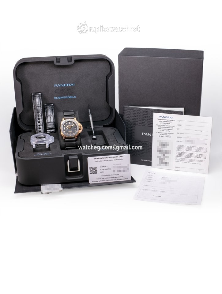 Panerai Mens watch Unisex Automatic Rose gold PAM00974 2