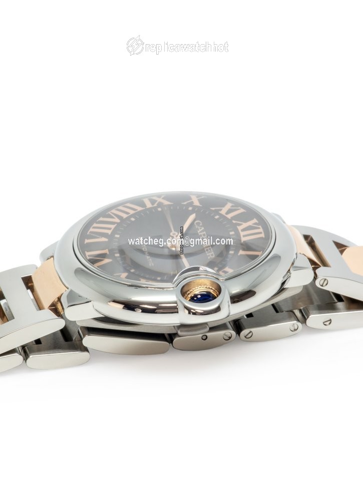 Cartier Ballon Bleu 42mm Mens watch Unisex Automatic Gold Steel W6920032 2