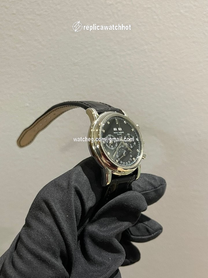 Patek Philippe Perpetual Calendar Chronograph Mens watch Unisex Manual winding Platinum 3970EP 2