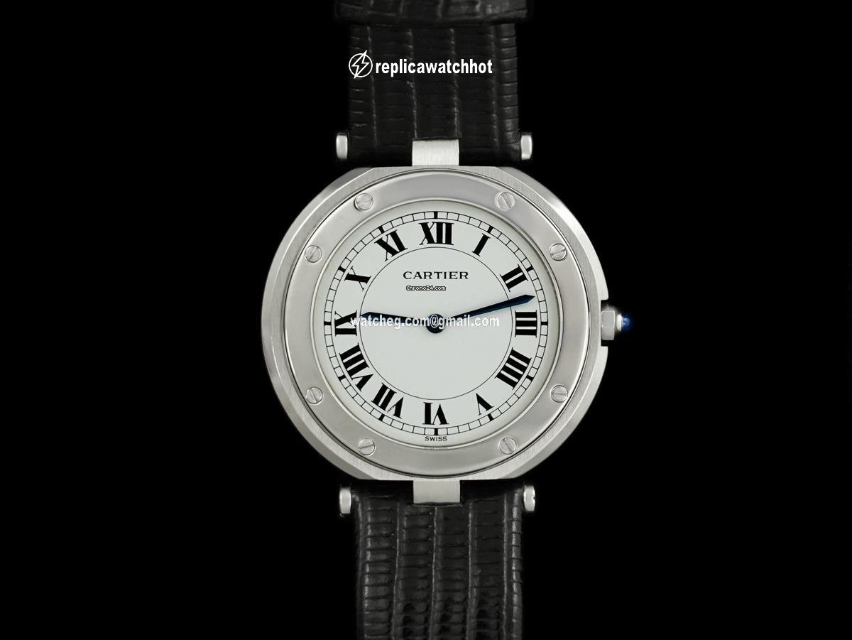 Cartier Santos Mens watch Unisex Quartz Steel 8277 2