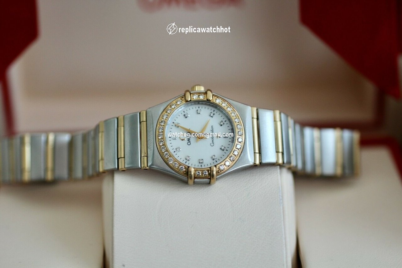 Omega Constellation Womens watch Quartz Gold Steel 1267.75.00 2