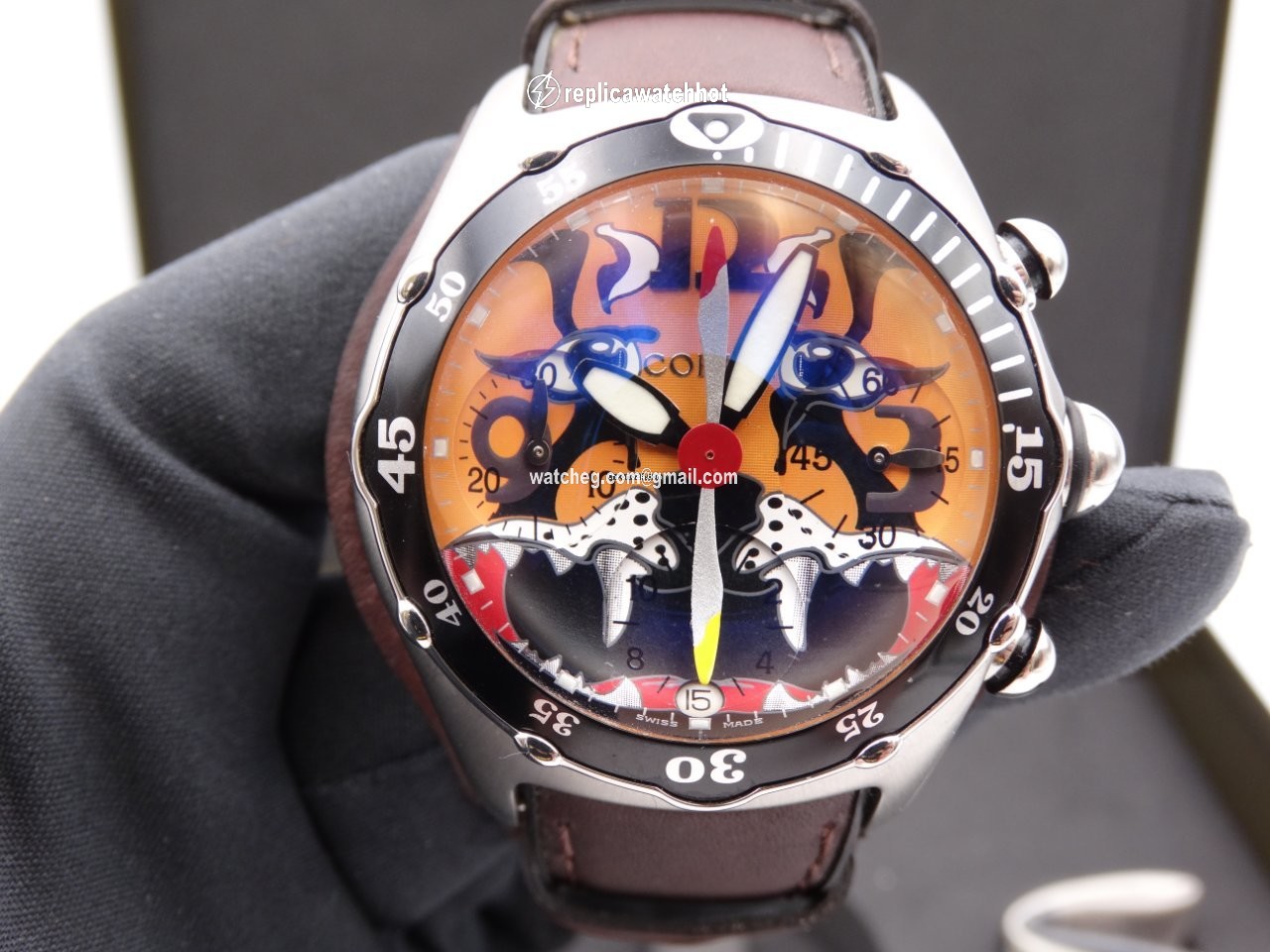 Corum Bubble Mens watch Unisex Automatic Steel 285.180.20 2