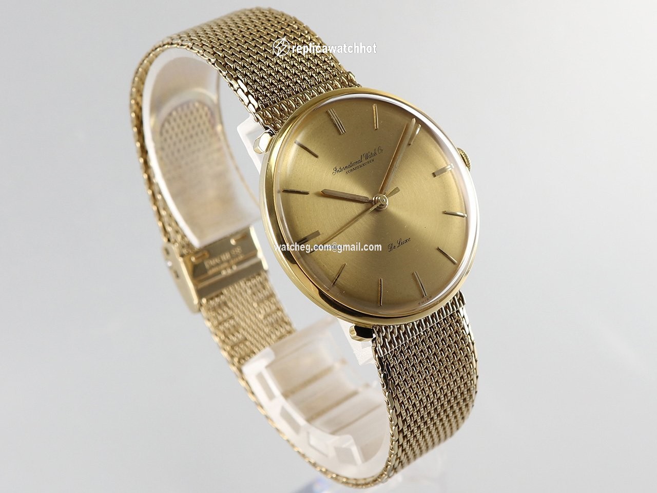 IWC Mens watch Unisex Manual winding Yellow gold 1210 2