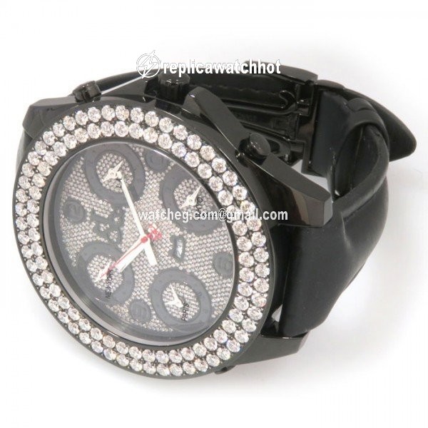 Jacob & Co. Five Time Zone Quartz Steel JC-30JBD 2