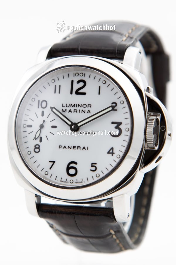 Panerai Luminor Marina Mens watch Unisex Manual winding Steel PAM0003 2