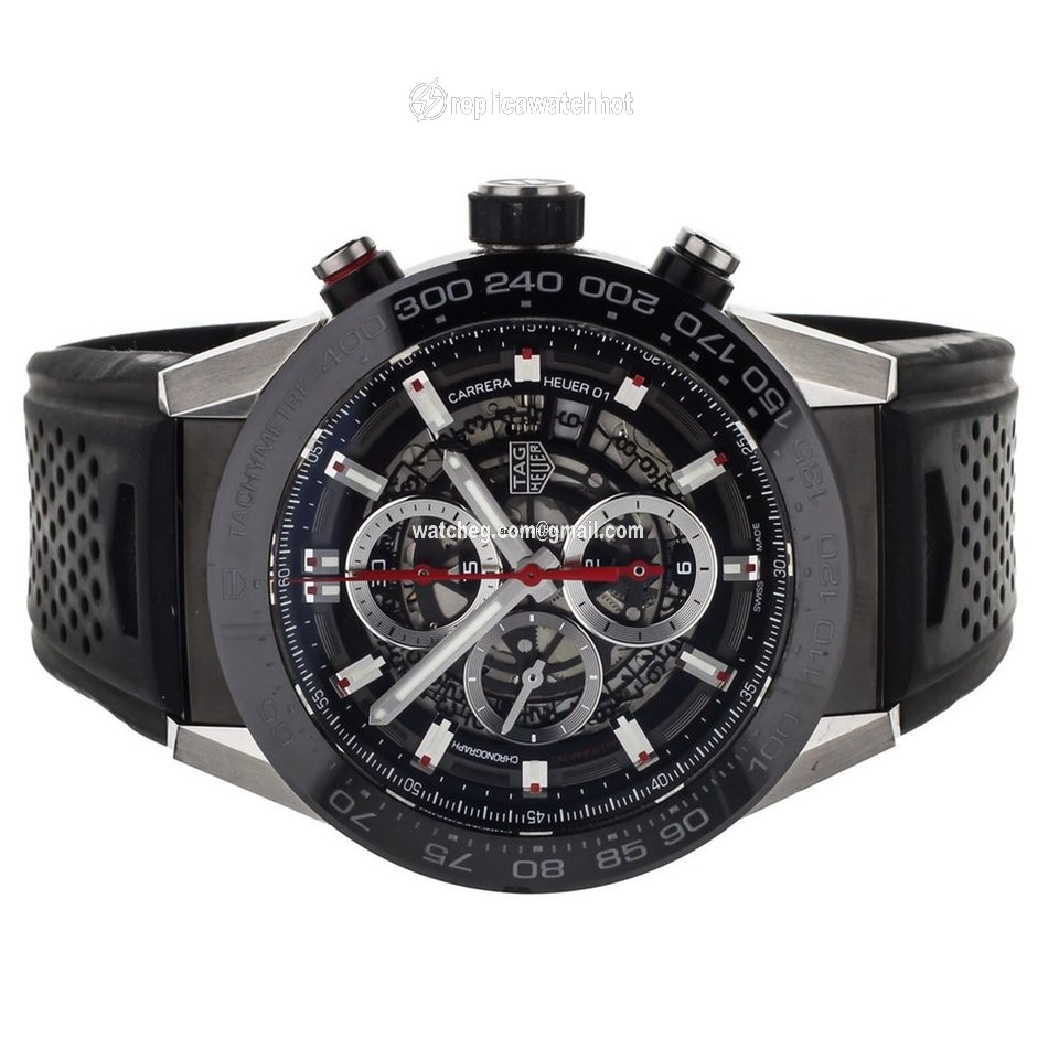 TAG Heuer Carrera Calibre HEUER 01 Mens watch Unisex Automatic Steel CAR2A1Z 2