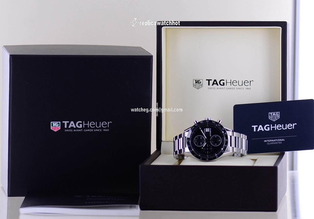 TAG Heuer Carrera Calibre 16 Mens watch Unisex Automatic Steel CV201AJ 2
