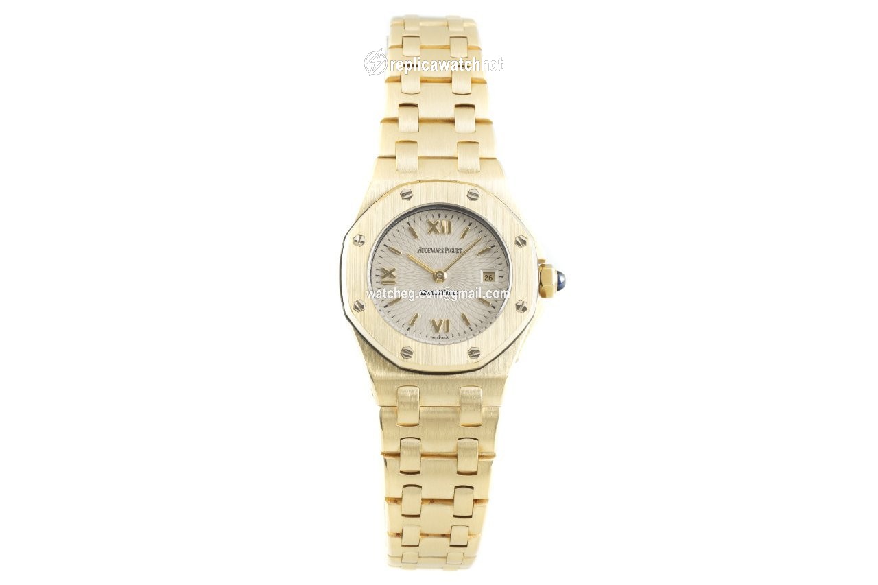 Audemars Piguet Royal Oak Offshore Lady Womens watch Quartz Yellow gold 67150BA 2