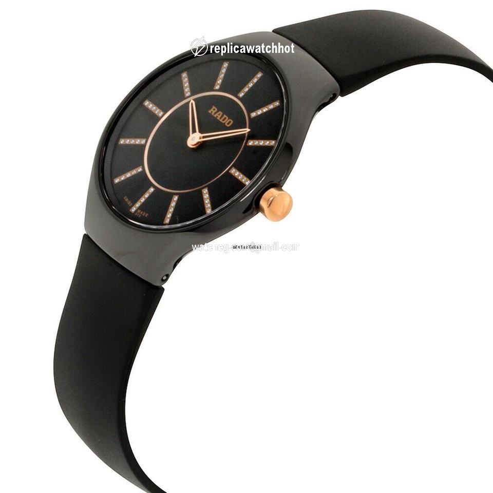 Rado True Thinline Womens watch Quartz Ceramic R27742709 2