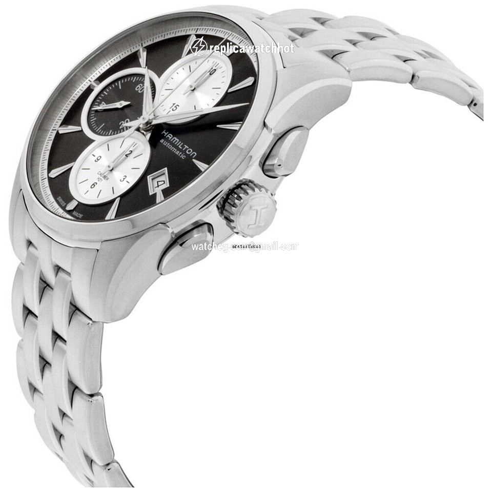Hamilton Jazzmaster Auto Chrono Mens watch Unisex Automatic Steel H32596181-SD 2