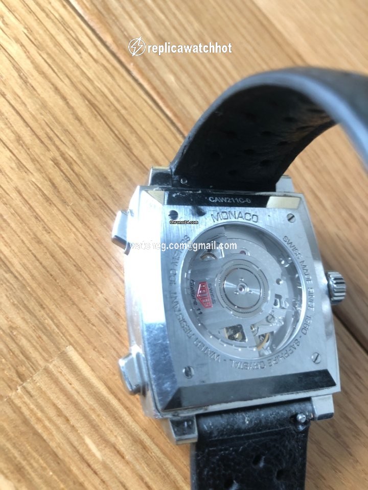 TAG Heuer Monaco Calibre 11 Mens watch Unisex Automatic Steel CAW211C.FC6241 2