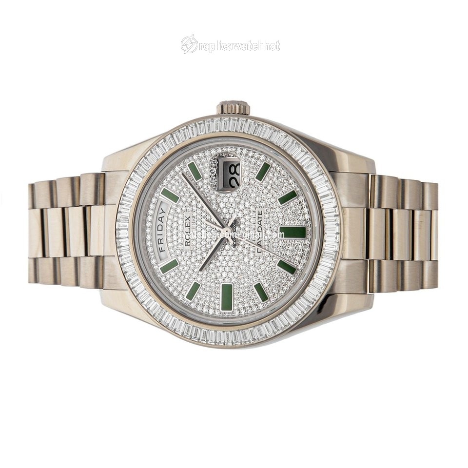 Rolex Day-Date II Mens watch Unisex White gold Automatic 218399BR 2