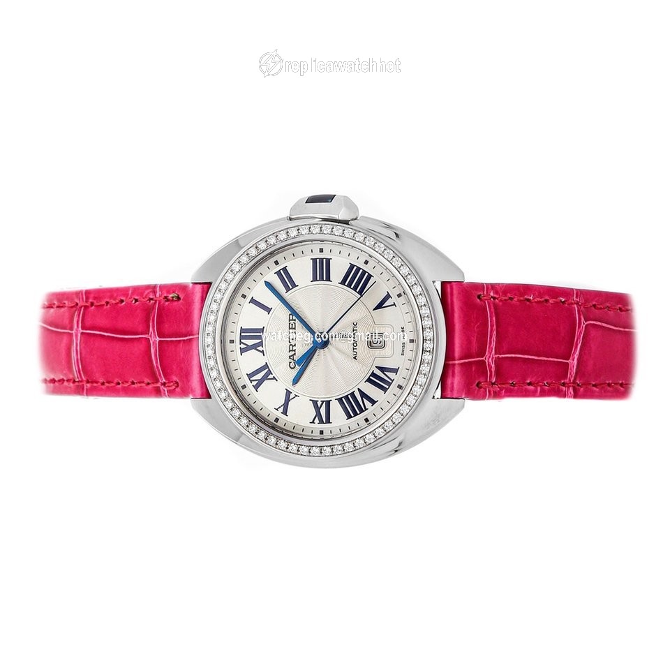 Cartier Cle de Cartier Womens watch Automatic White gold WJCL0015 2