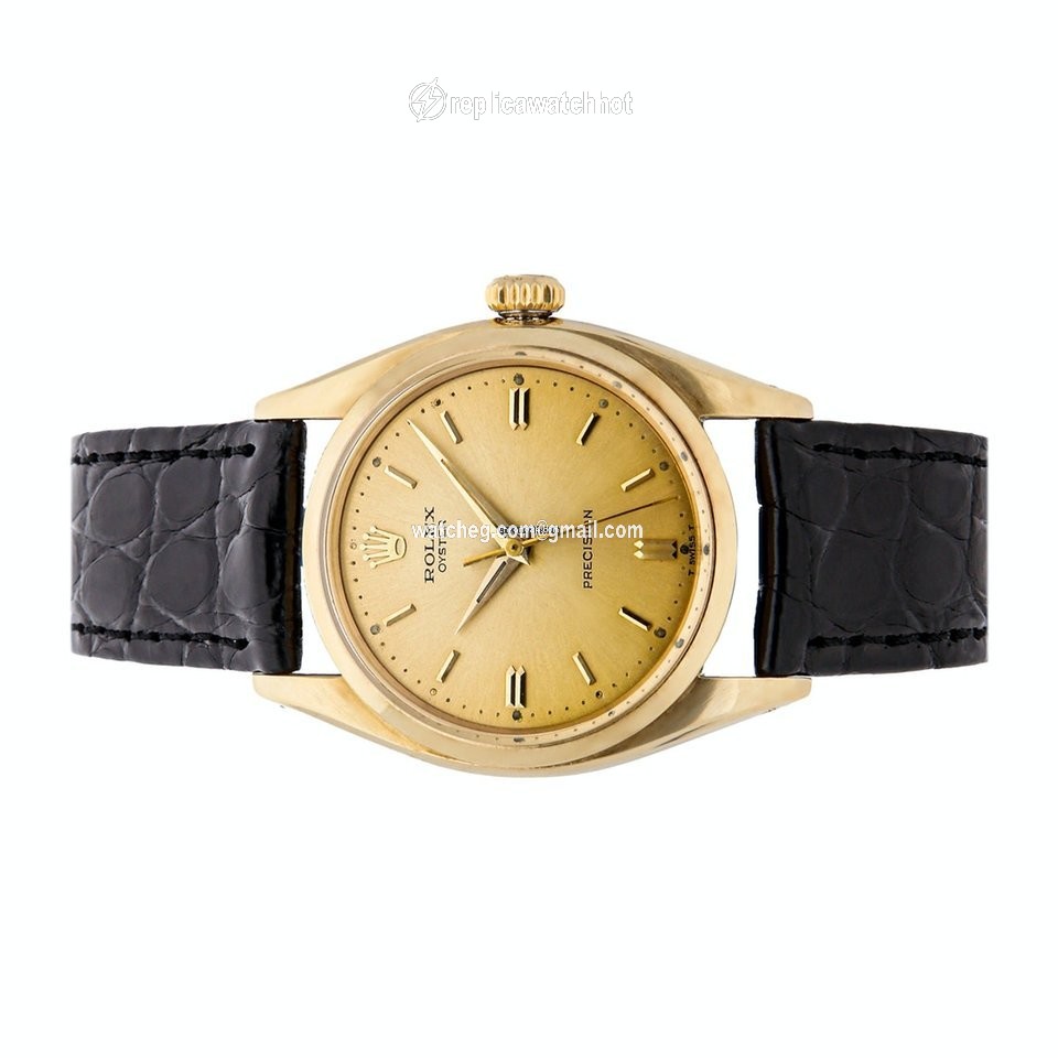 Rolex Oyster Precision Mens watch Unisex Yellow gold Manual winding 6422 2