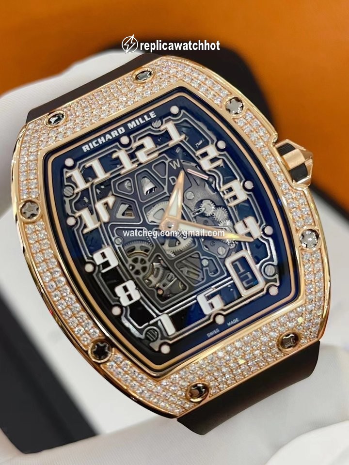 Richard Mille RM 67 Mens watch Unisex Automatic Rose gold Richard Mille Extra Flat RM67-01 RG 2