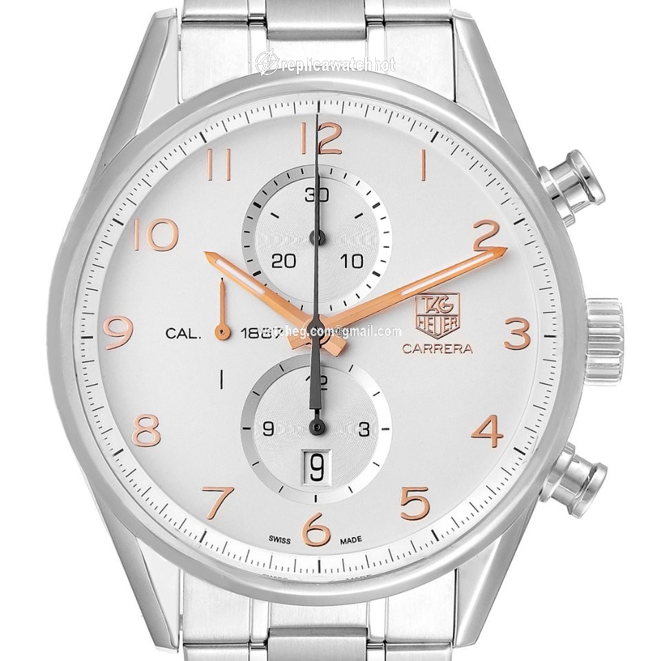 TAG Heuer Carrera Calibre 1887 Mens watch Unisex Automatic Steel CAR2012.BA0796 2