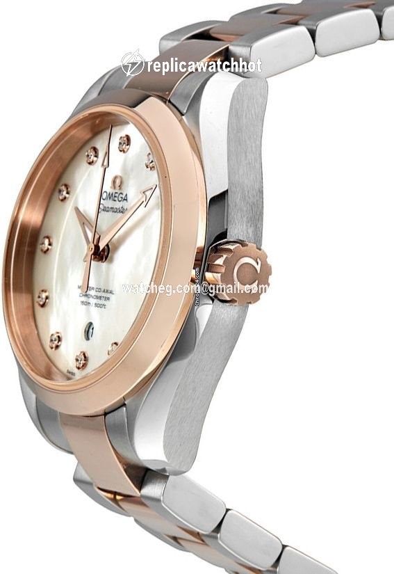 Omega Seamaster Aqua Terra Womens watch Automatic Steel 23120342055001 2