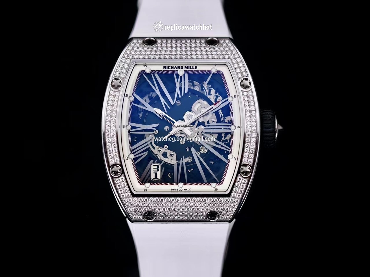 Richard Mille Mens watch Unisex Automatic White gold Richard Mille RM 023 White Gold 2