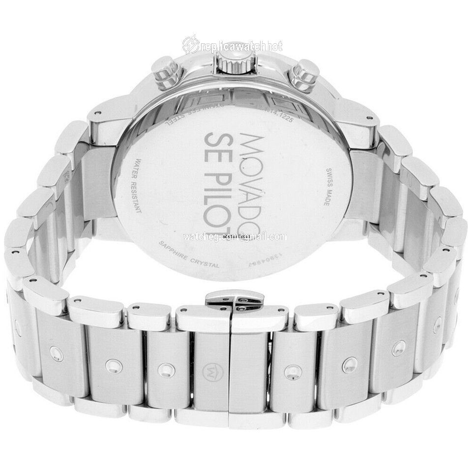 Movado SE Pilot Quartz Steel 0606759-SDB 2