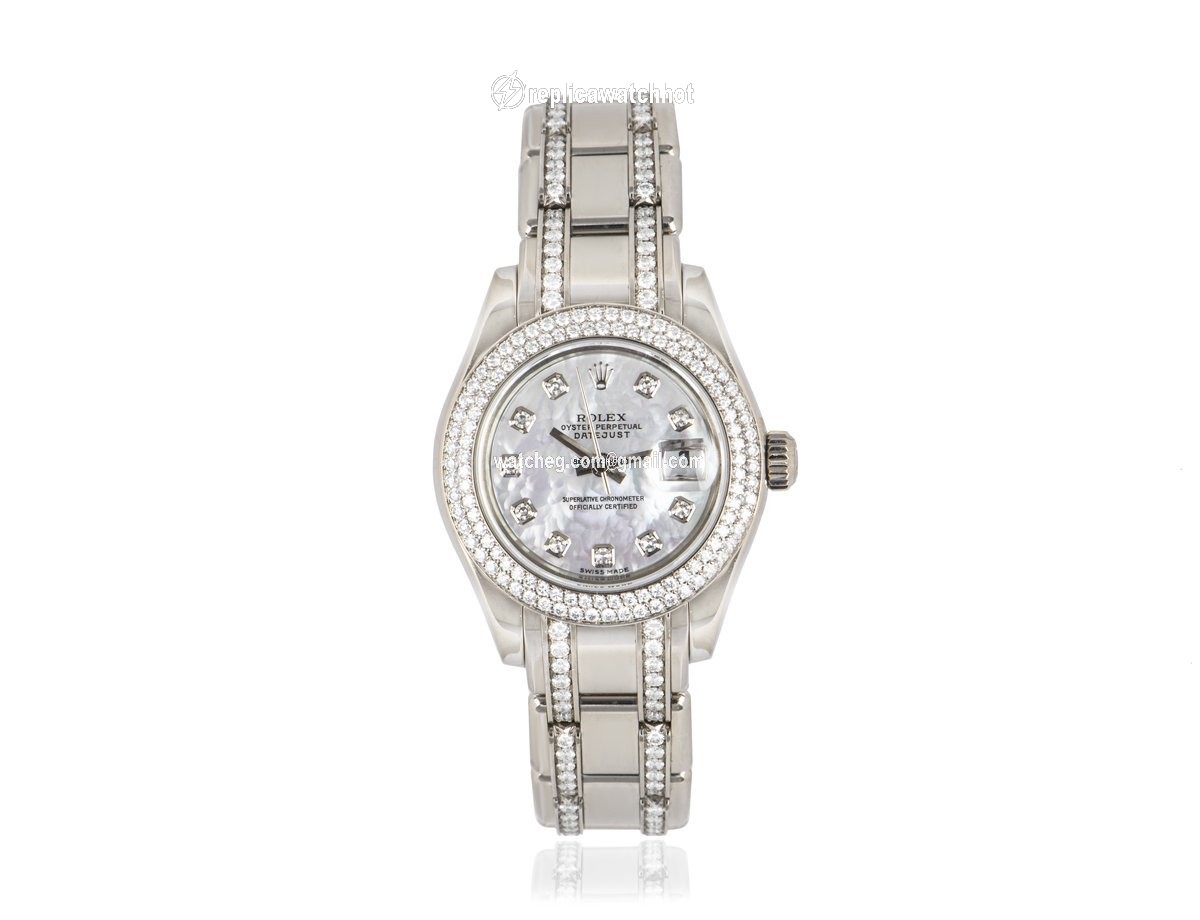 Rolex Lady-Datejust Womens watch White gold Automatic 80339 2