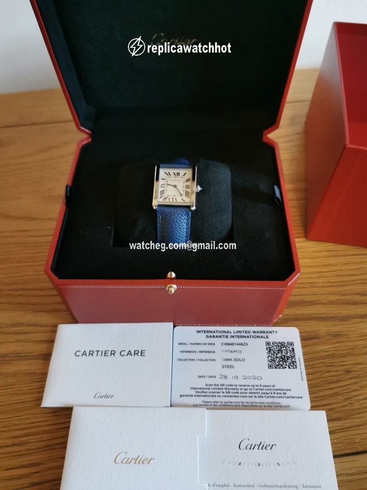 Cartier Tank Solo Quartz Steel WSTA0028 2