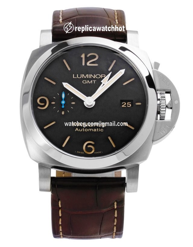 Panerai Luminor 1950 3 Days GMT Automatic Mens watch Unisex Automatic Steel PAM01320 2