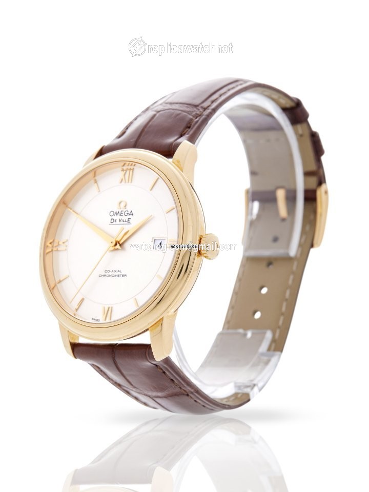 Omega De Ville Prestige Mens watch Unisex Automatic Yellow gold 424.53.40.20.02.002 2