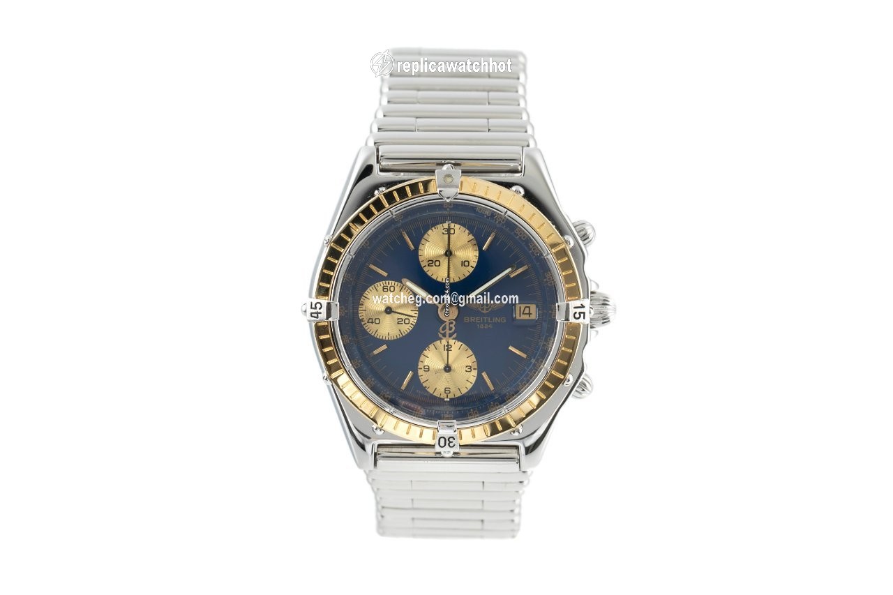 Breitling Chronomat Mens watch Unisex Automatic Gold Steel D13047 2
