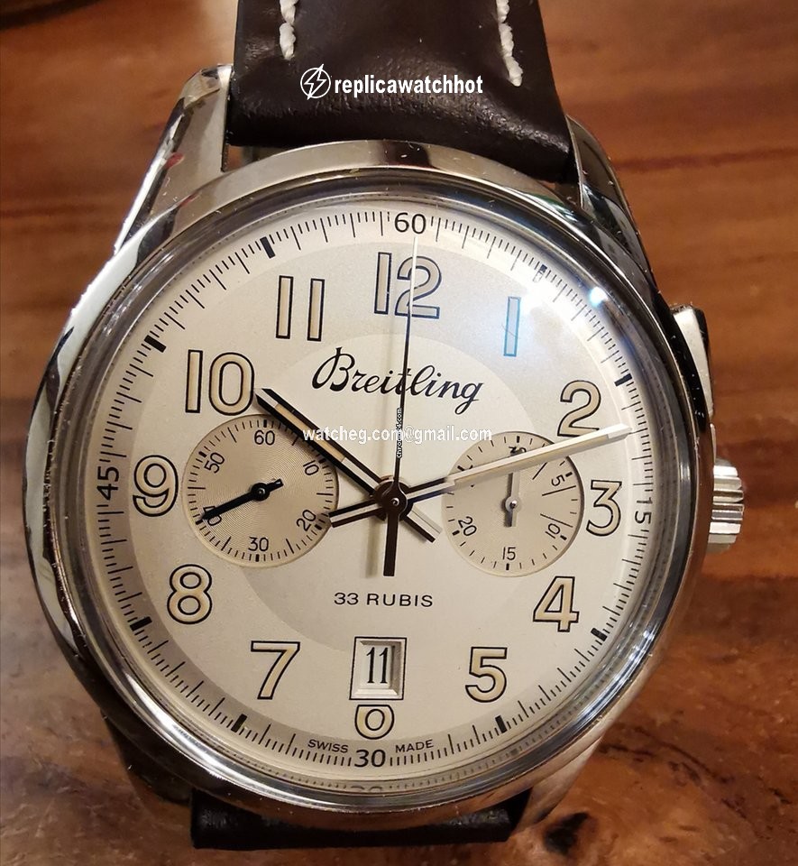 Breitling Transocean Chronograph 1915 Mens watch Unisex Manual winding Steel AB141112 G799 743P 2
