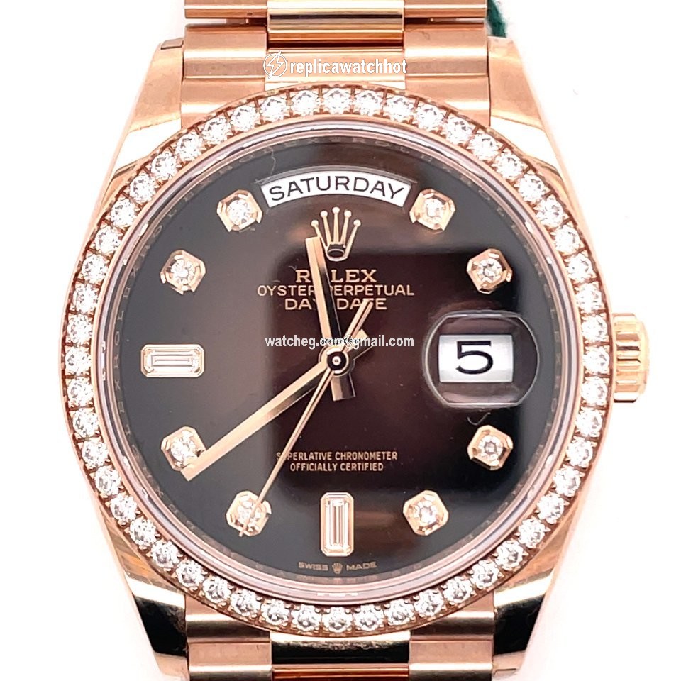 Rolex Day-Date 36 Mens watch Unisex Rose gold Automatic 128349RBR 2
