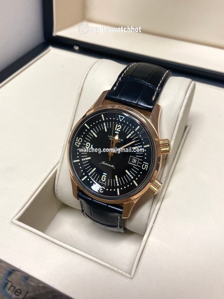 Longines Legend Diver Mens watch Unisex Automatic Rose gold L3.674.8.50.0 2