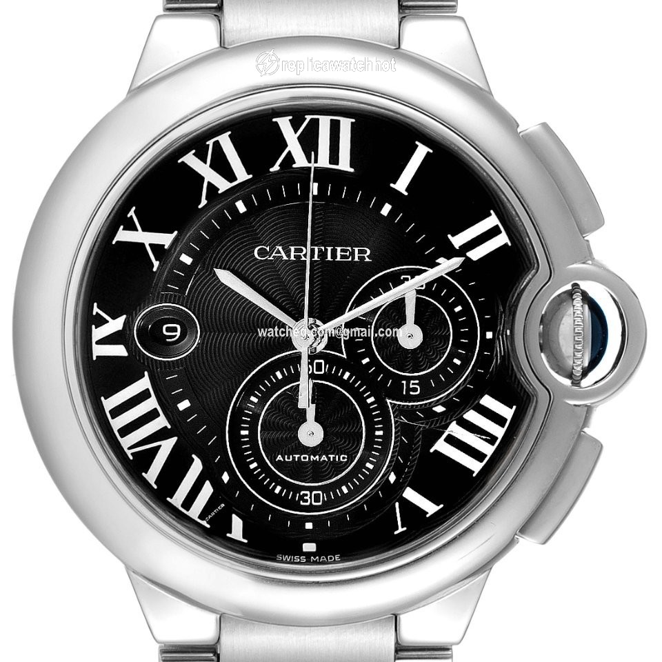 Cartier Ballon Bleu 44mm Mens watch Unisex Automatic Steel W6920077 2
