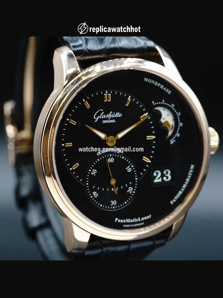 Glashtte Original PanoMaticLunar Mens watch Unisex Automatic Red gold 1-90-02-49-35-30 2